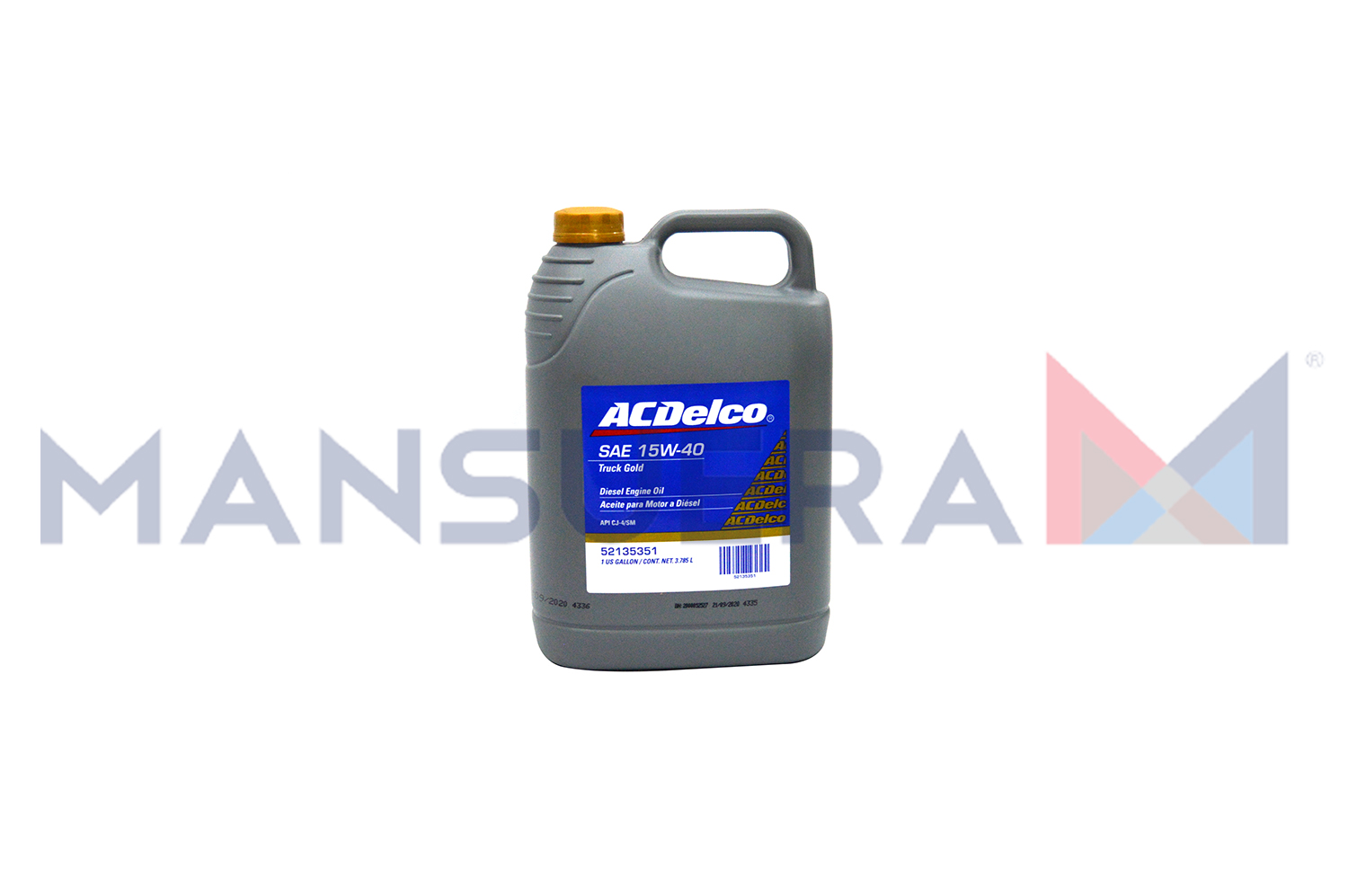 52135351 LUBRICANTE ACEITE 15W40 CJ-4 / SM GALON ACDELCO